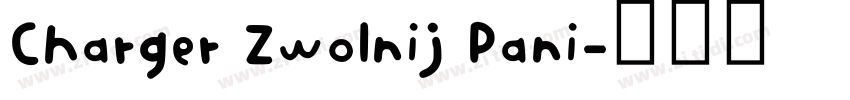 Charger Zwolnij Pani字体转换